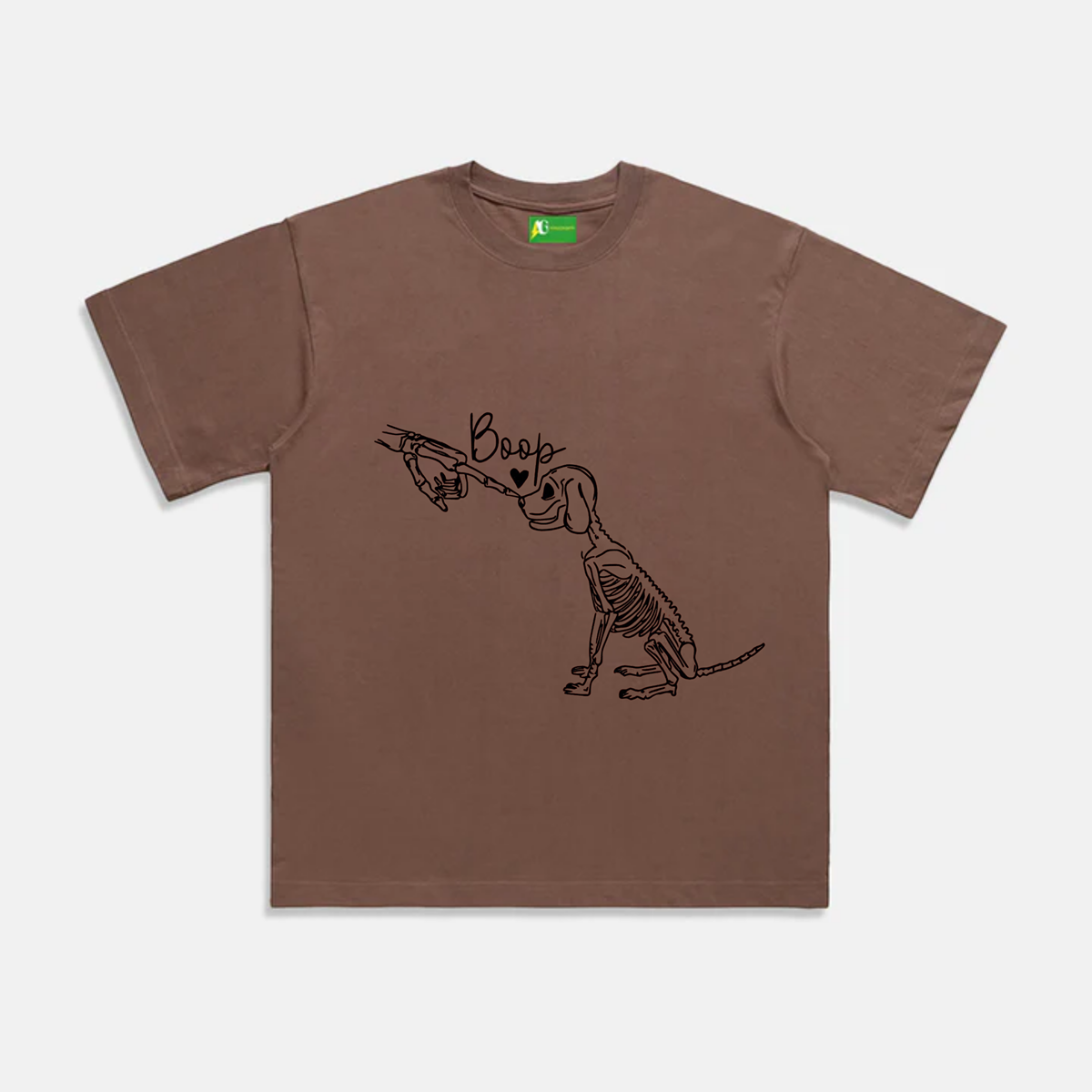 AG  Skeleton  Dog T-shirt