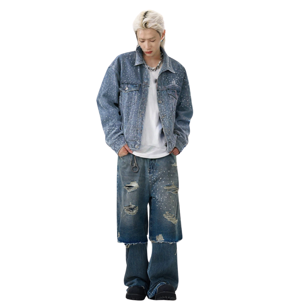 LoopStone Shine in Every Step Denim Jacket