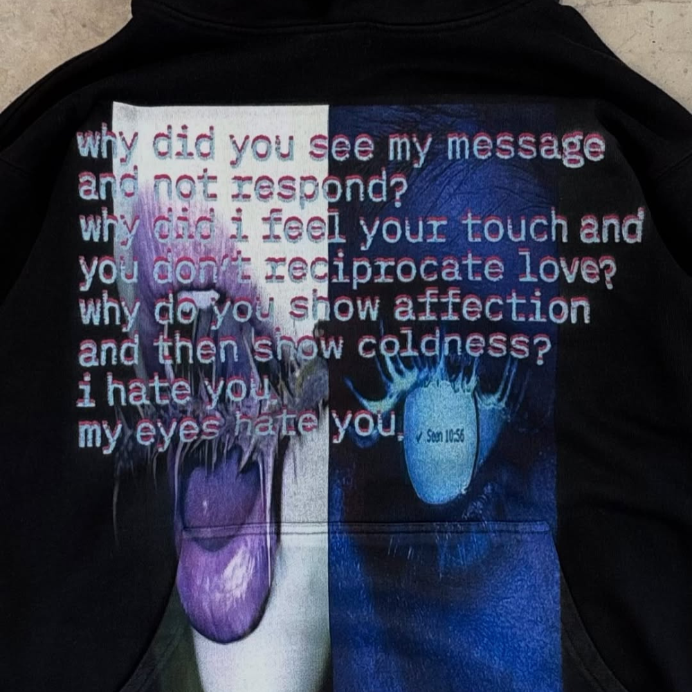 3endlesss. Heartbreak Protocol Hoodie – Read But Never Replied