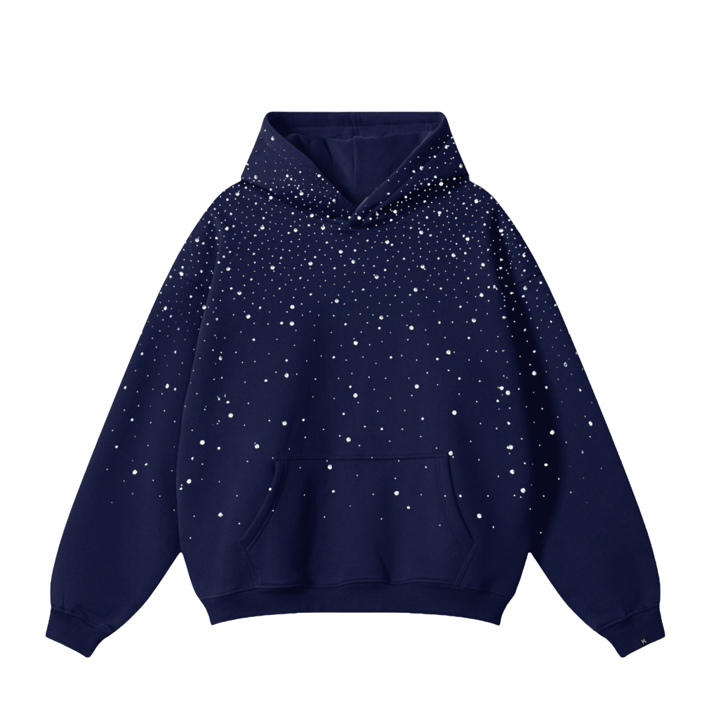 LoopStone Luxury® Starfall Rhinestone Silver Night