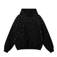 LoopStone Luxury® Starfall Rhinestone Silver Night Details