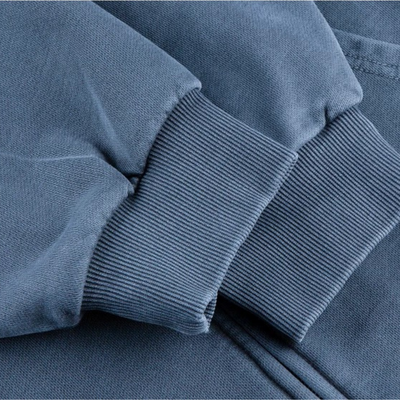 Comfort® W01 Washed Zip Up Details