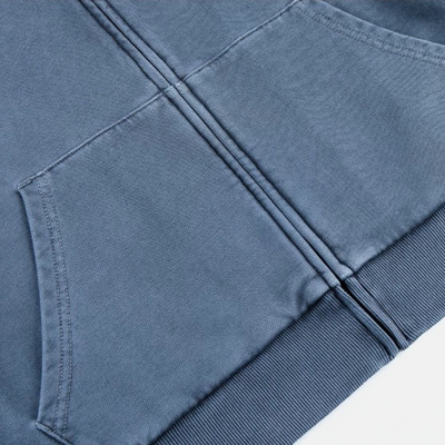 Comfort® W01 Washed Zip Up Details