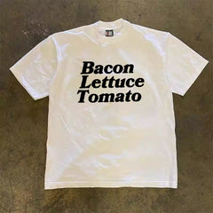 Street Philanthropist Bacon Lettuce T-Shirt Details