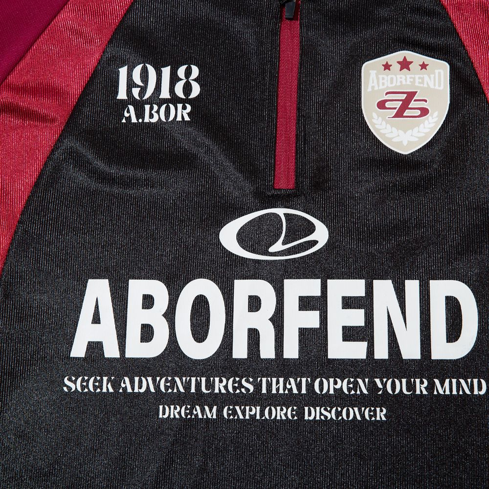 Vintage Racer Collarless Zipper Sweatshirt