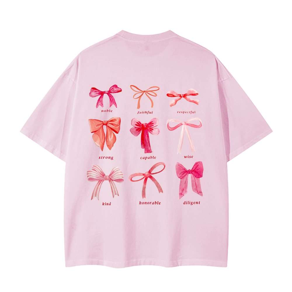 Women's Various Bow Print T-Shirts
