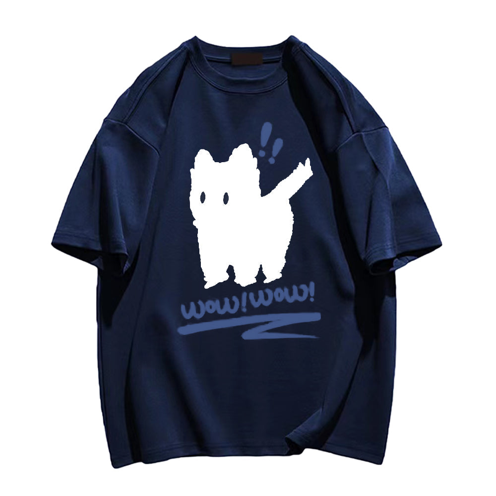 Scared Shadow Cat T-shirt