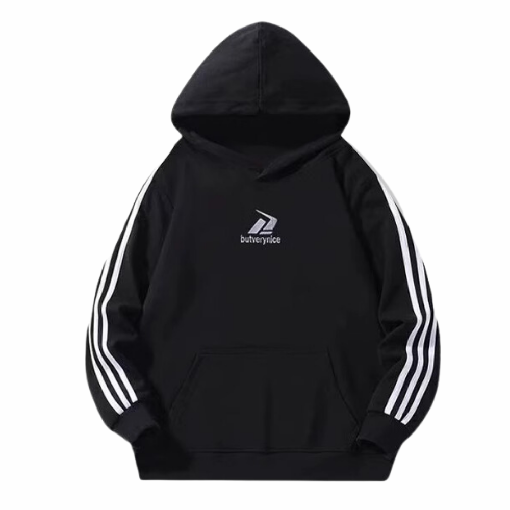 Women's Classic Versatile Striped Hoodie