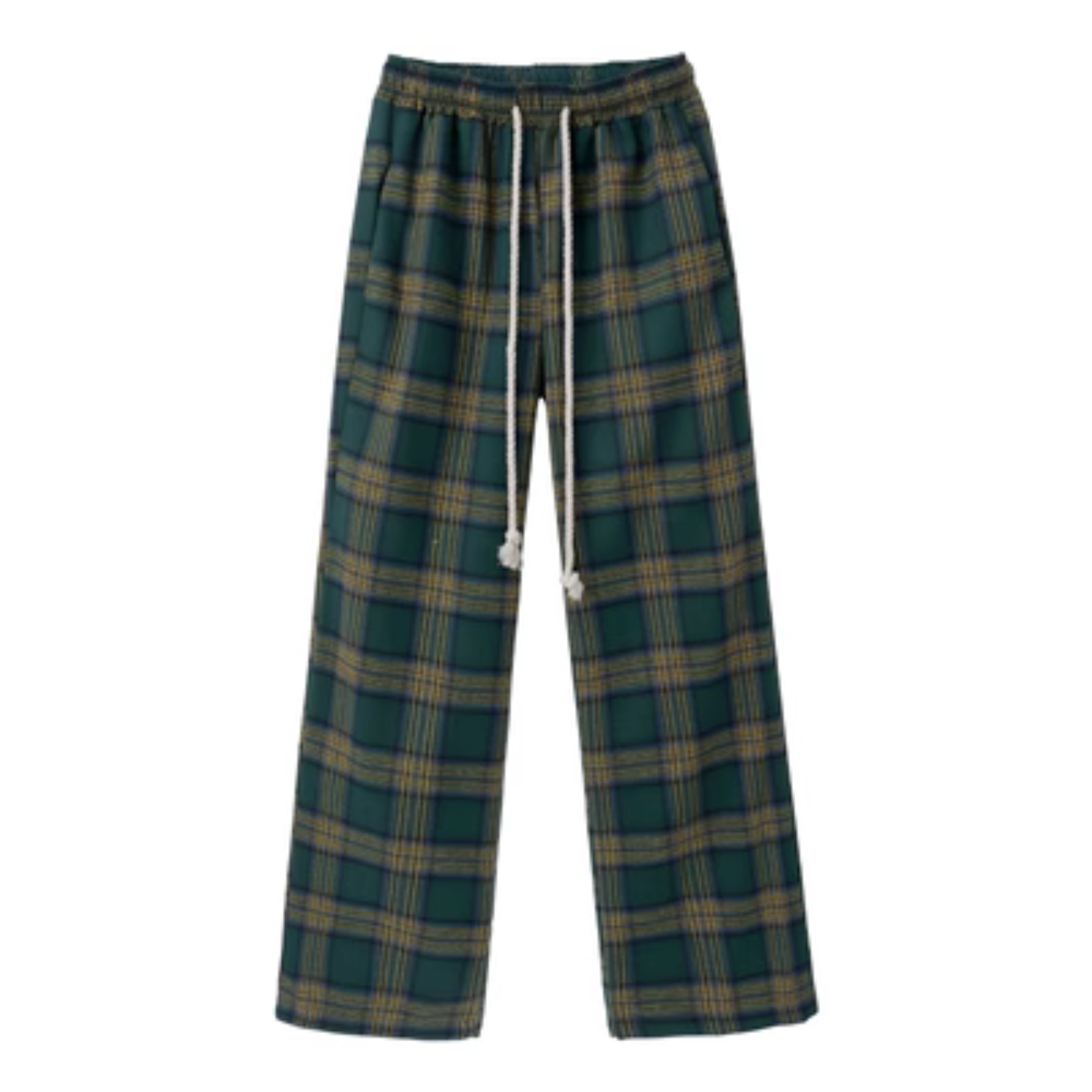 Women's Vintage Plaid Sweatpants