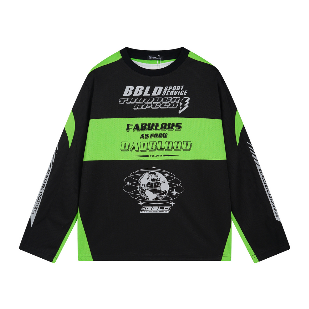 Women's Classic Motorcycle Contrast Sweatshirt