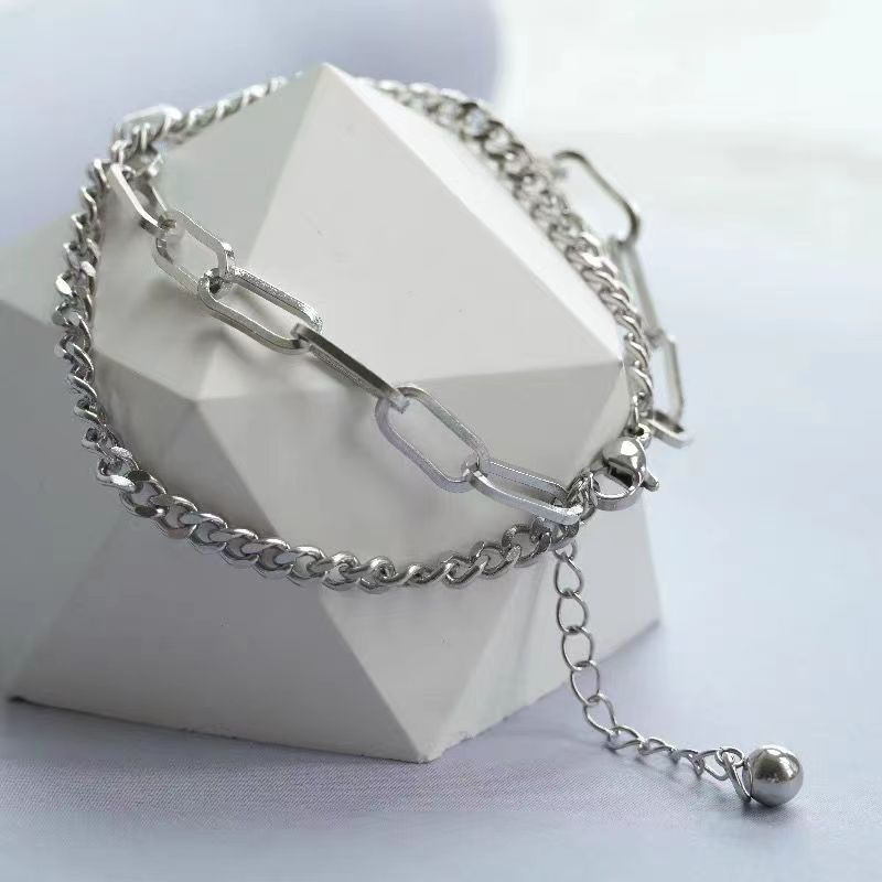 Hip Hop Stitching Double Bracelet