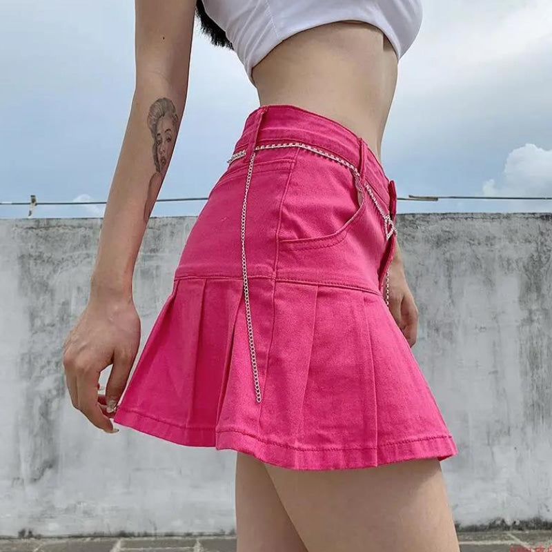 Y2K Denim Skirt